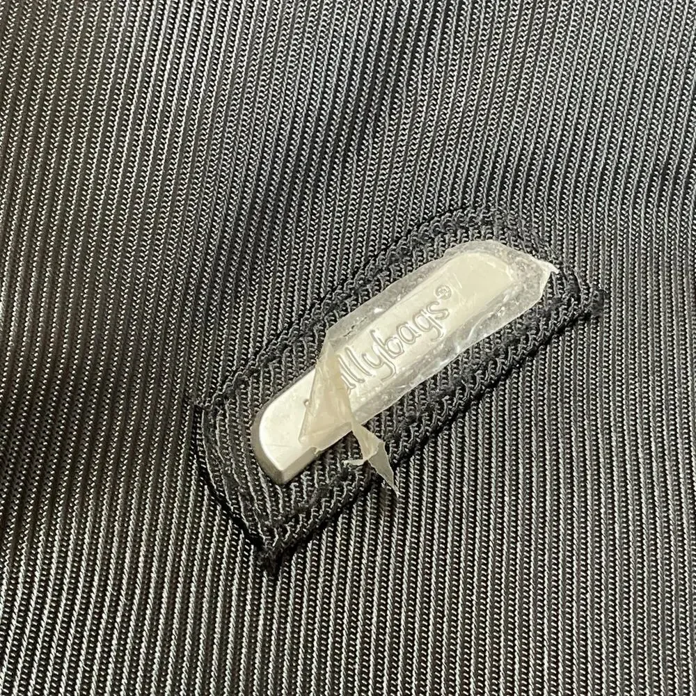 WallyBags Deluxe Travel Garment Bag Carry On 3 Pockets WallyLock Hanger Clamp ID